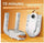 Electric shoe dryer with a timer and temperature control.