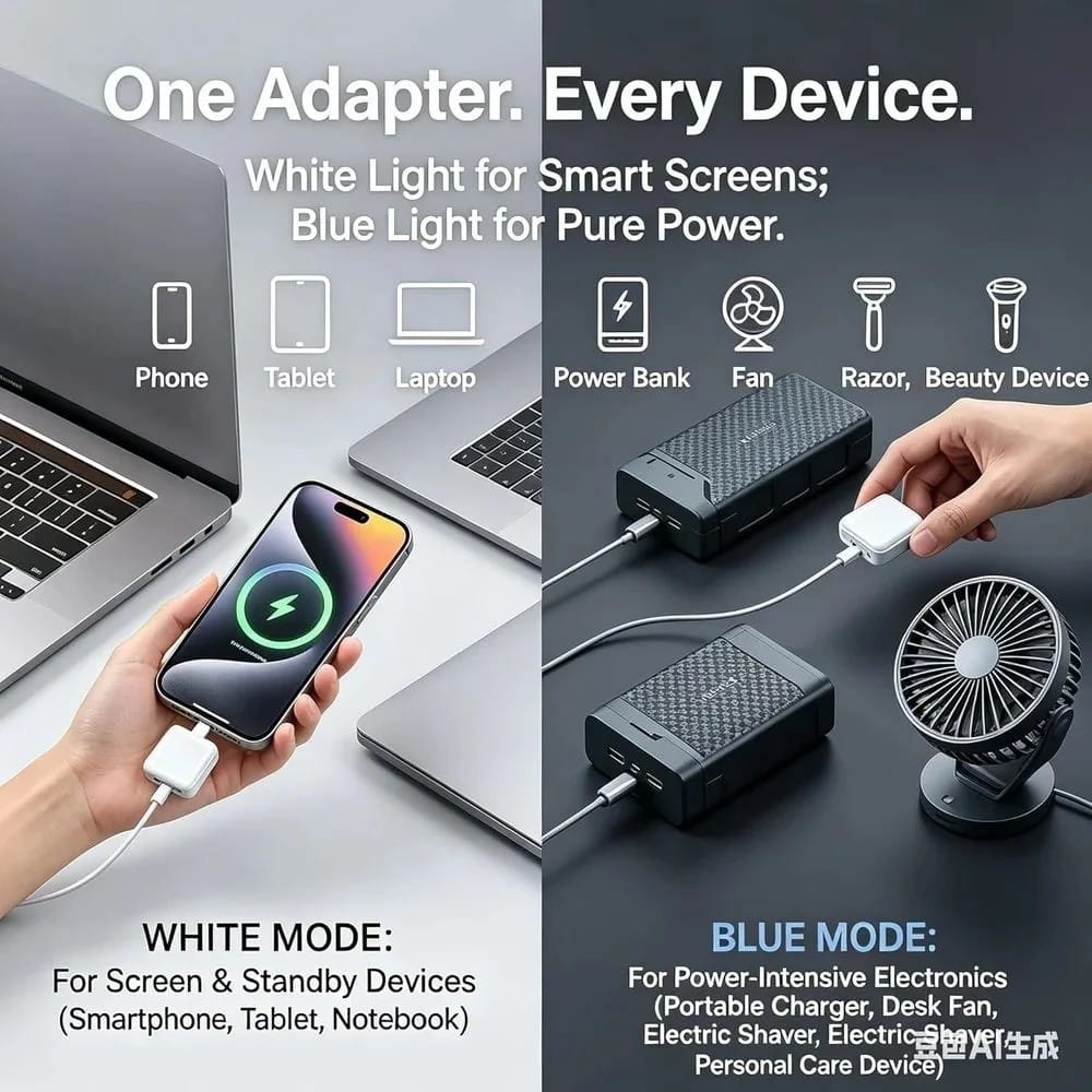🔌 Auto-Eject 140 Watt Fast Charger Adapter – Smart Charging Made Easy